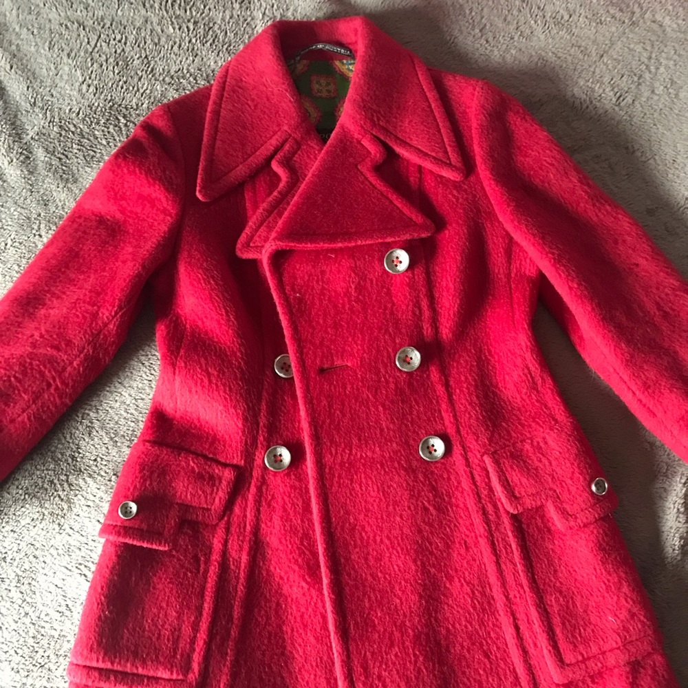 Hot red coat